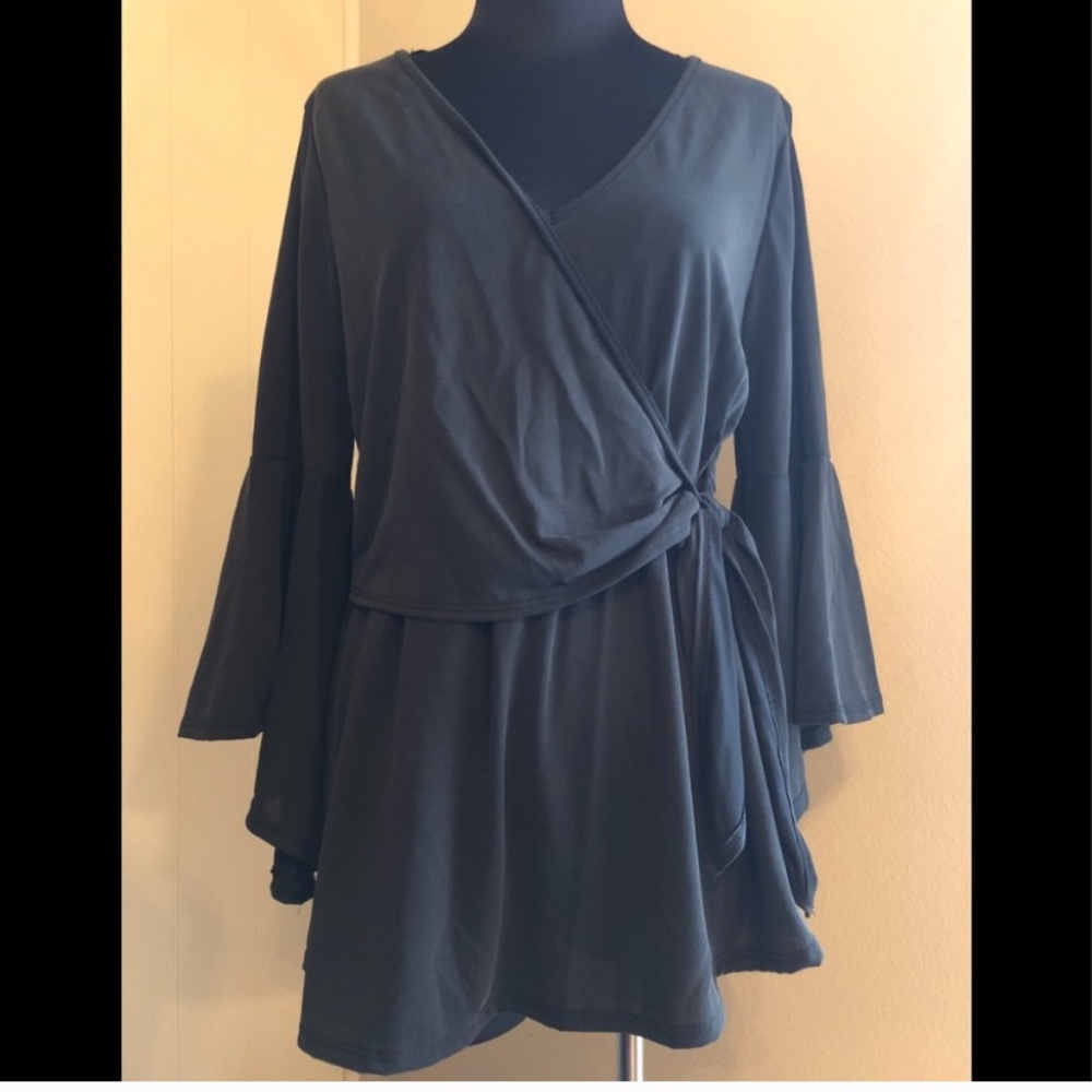 Green Envelope Blouse